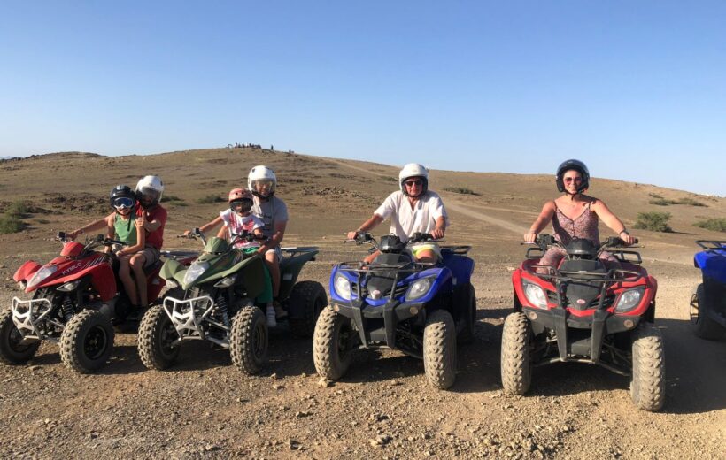 Full-Day Quad Adventure in the Agafay Desert with Traditional Lunch